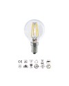 BOMBILLA LED - E14 ESFERICA MINI FILAMENTO - 4W - 2700K - 400Lm-360º
